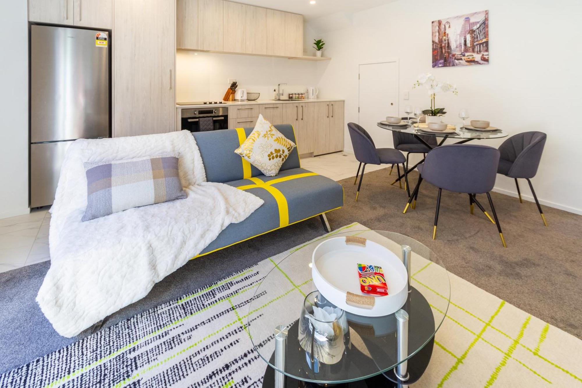 Central Escape On Cashel Street 2 Bed 2 Bath Christchurch Bagian luar foto