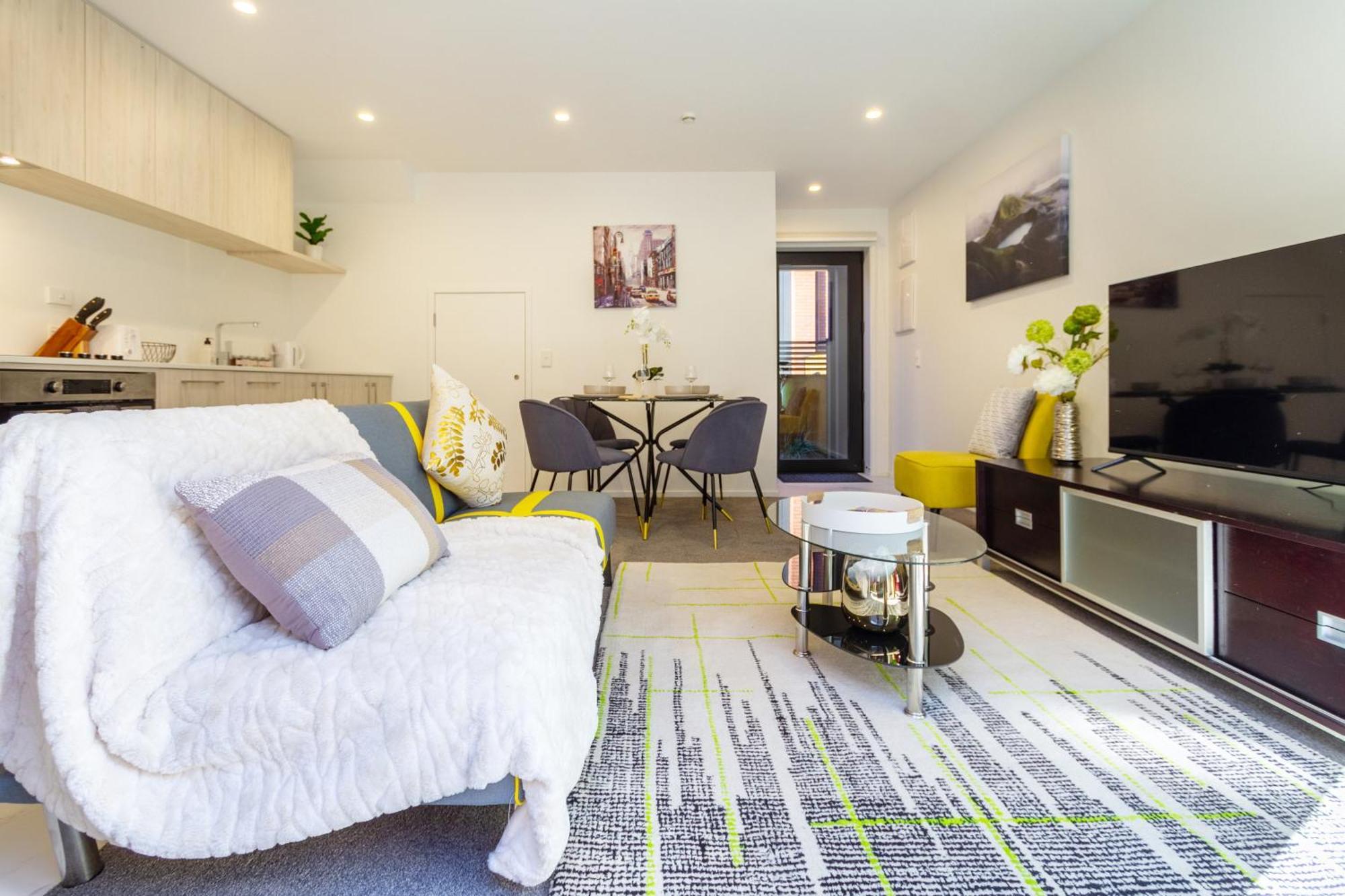 Central Escape On Cashel Street 2 Bed 2 Bath Christchurch Bagian luar foto